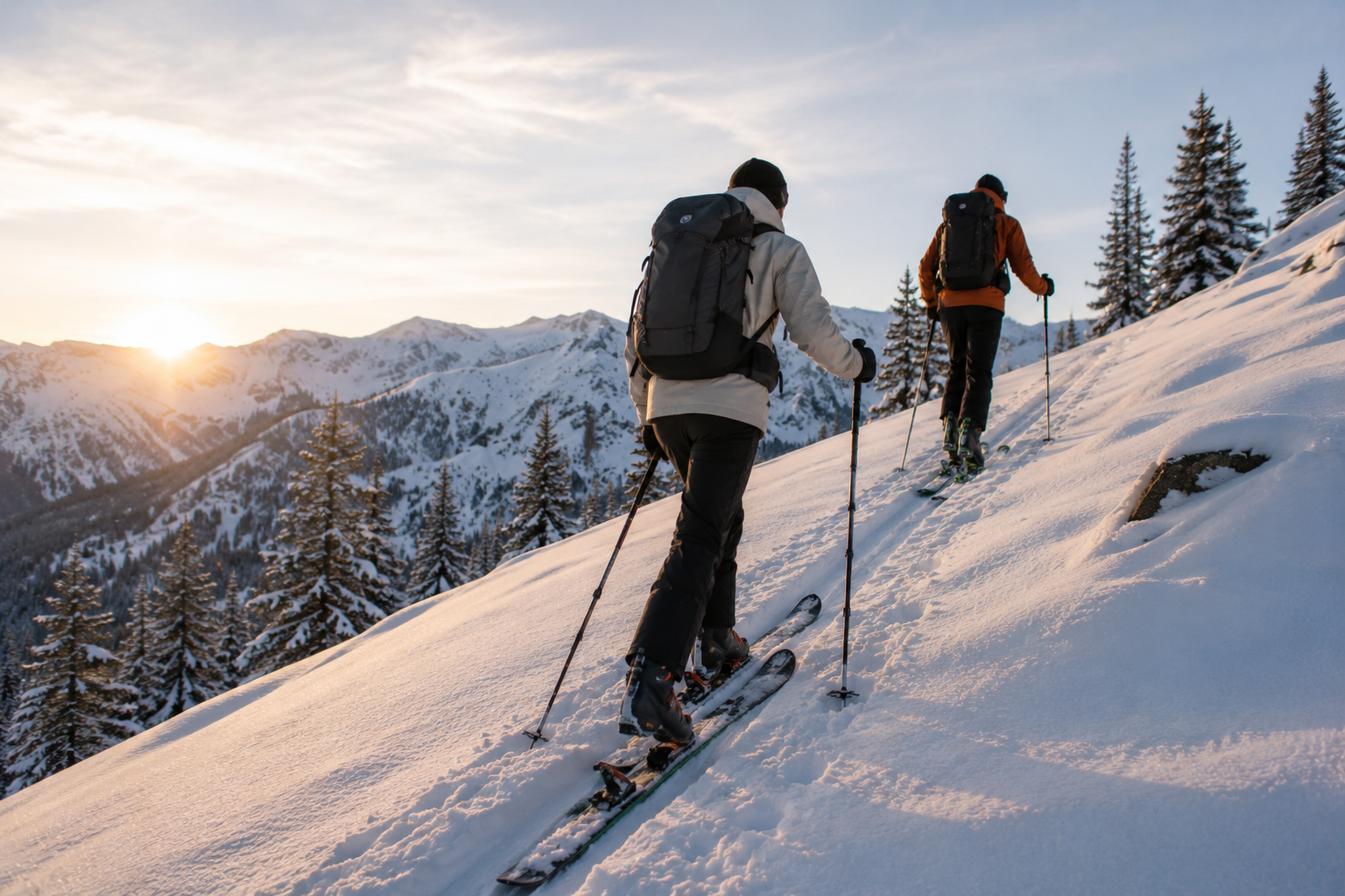 Skinning Uphill Touring
